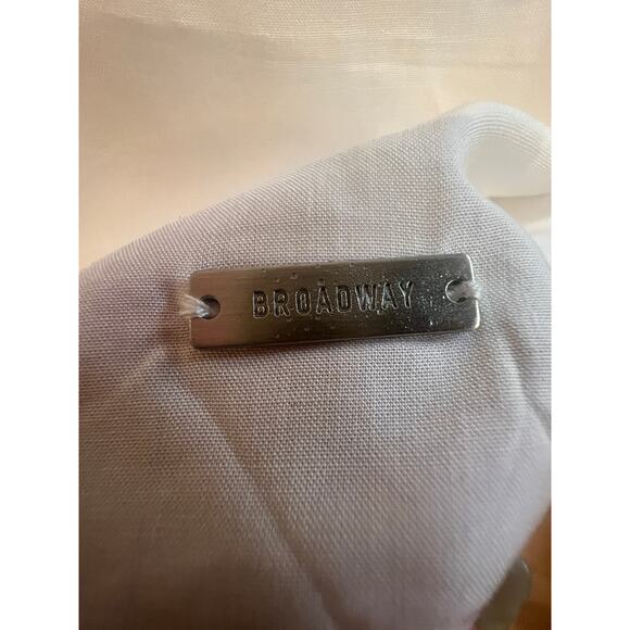 BROADWAY COLLECTION SHORT SLEEVE V NECK WITH TIE WOMENS TOP SIZE XL - Picture 4 of 9